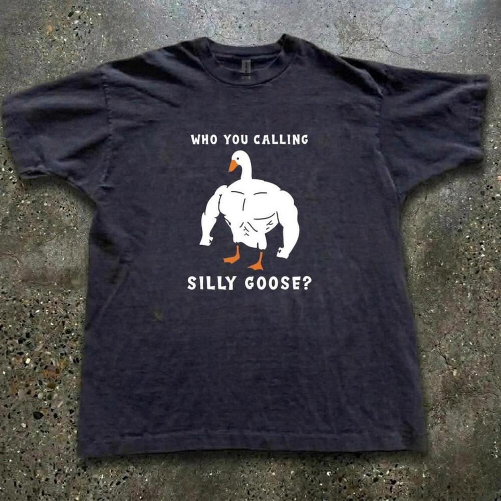 Who You Calling Silly Goose Black T-Shirt